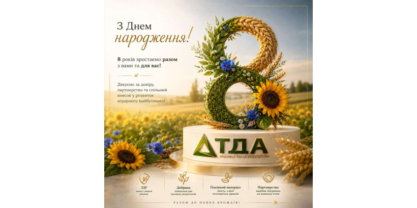 Нам 8 років!